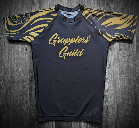 Golden Tiger Rash Guard