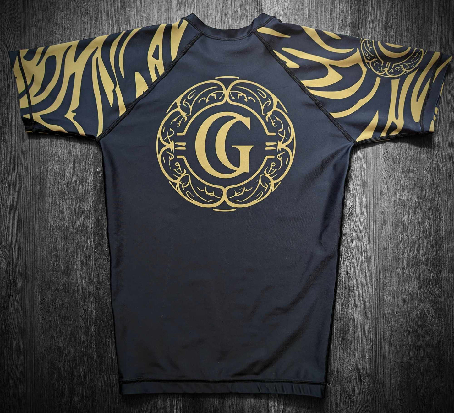 Golden Tiger Rash Guard